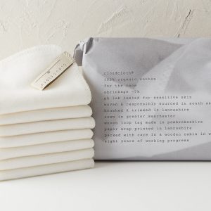 Organic Cotton Reusable Face Cloth - CloudCloth® - Paper Wrapped