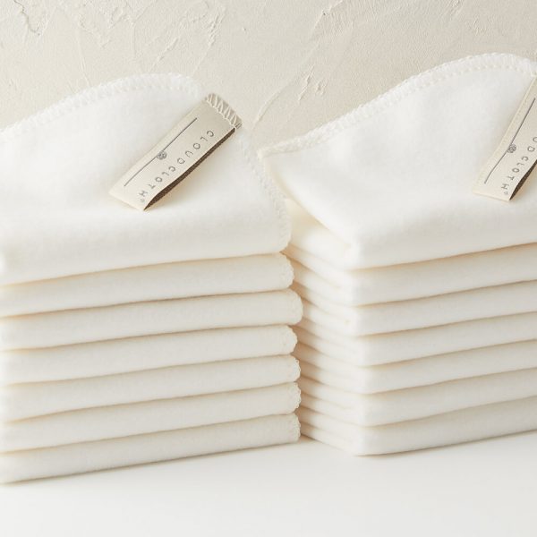 Organic Cotton Reusable Face Cloth - CloudCloth® - Paper Wrapped - Image 2